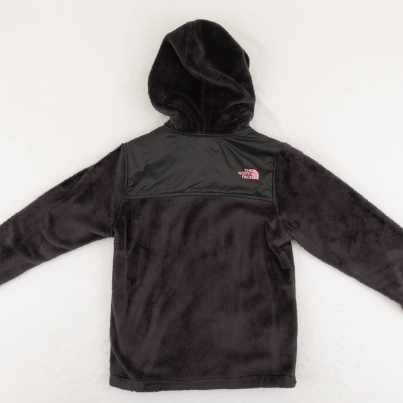 The North Face Fleece Hoodie Jacket Girl's Large Black - Picture 2 of 10